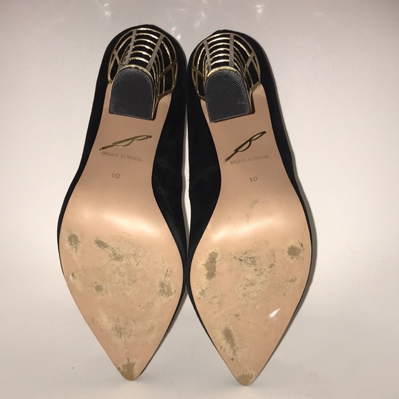 Brian Atwood Suede Pumps - Picture 5 of 6